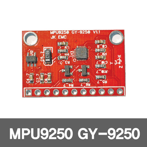 MPU9250 9축 자이로,가속도,지자기 센서 GY-9250 3.3/5V 레귤레이터 IIC 레벨쉬프터 내장형