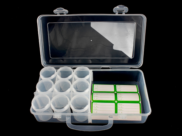 디바이스마트,공구함/작업대/엔클로저 > 공구함/부품함 > 다용도정리함(케이스),NTY (중국),원통 구성 분배 케이스 [NT36029-621],각종 부품, 상비약, 압정, 나사, 낚시바늘 등 다양한 물품 수납 / 원통 케이스 포함 / 내부 칸막이 제거 가능