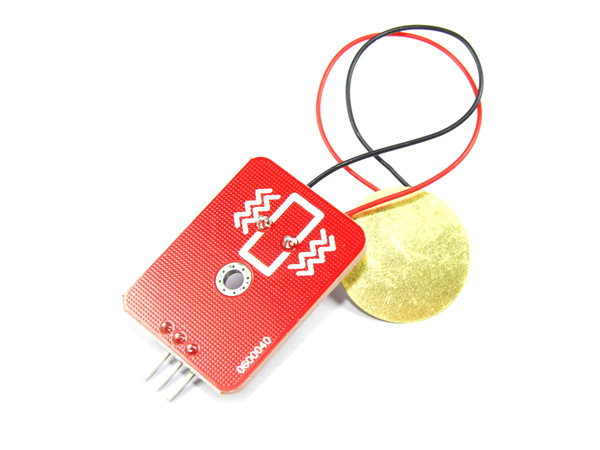 디바이스마트,MCU보드/전자키트 > 센서모듈 > 기울기/진동/충격/터치 > 충격/충돌/진동센서,KEYES,아두이노 세라믹 Piezo 진동 센서 모듈 [KY0138],작동 전압 : 3.3 ~ 5V / 케이블 길이 : 90mm / 피에조 진동 모듈 / 30 x 23 x 13mm