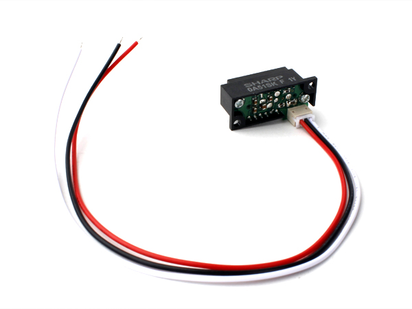 디바이스마트,MCU보드/전자키트 > 센서모듈 > 라이다/거리/초음파/라인 > 거리/근접센서,Sharp,GP2Y0A51SK0F[케이블포함],샤프 거리측정 센서, 아날로그 출력, 측정 범위 2cm ~ 15cm, 작동 전압 4.5 ~ 5.5V, 케이블 포함