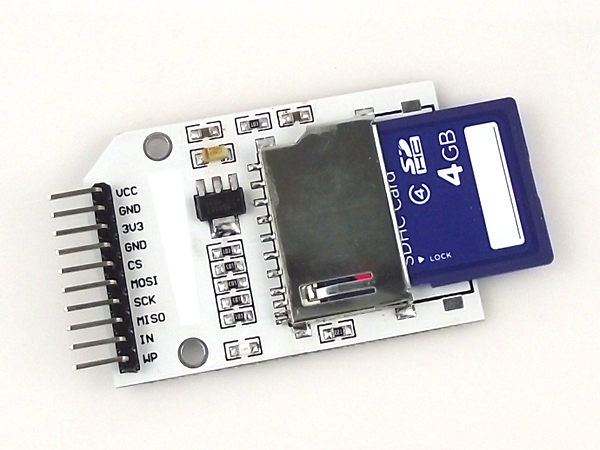 저가형 SD카드리더 모듈