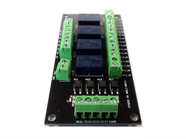 디바이스마트,MCU보드/전자키트 > 전원/신호/저장/응용 > 릴레이,시스템닥터,5V RB2.1-M8C16,RB2.1-M8C16 릴레이보드는 4개의 Digital 신호를 사용하여 4개 채널에 해당하는 릴레이를 개별적 또는 동시에 제어할 수 있습니다.