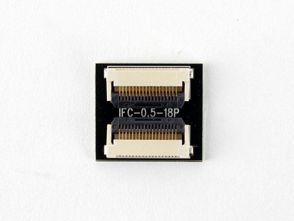 0.5mm FFC케이블 연장및 접점변환용 컨버터 보드 [IFC-0.5-18P]