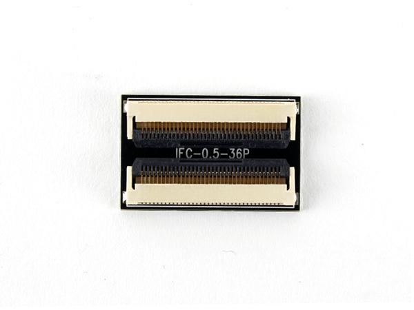 디바이스마트,커넥터/PCB > FFC/FPC 커넥터 > 34핀/35핀/36핀,IFC, 0.5mm FFC케이블 연장및 접점변환용 컨버터 보드 [IFC-0.5-36P],FFC/FPC케이블연장 / 0.5mm pitch / 36 pin / 연장 및 접점변환용 보드 / size: 23.4mm x 15mm