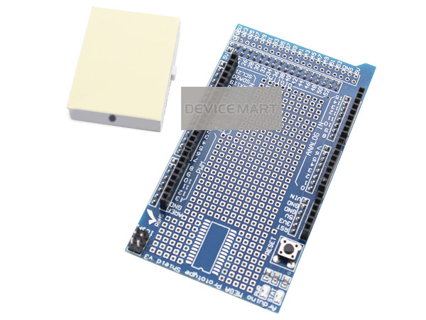 디바이스마트,오픈소스/코딩교육 > 아두이노 > 아두이노 호환쉴드,SZH,아두이노 메가 2560 프로토 확장 실드 [SZH-EKAD-116],아두이노 메가(Arduino Mega 2560)용 Proto Shield / V3 / 아두이노 메가 제품과 결합하여 아두이노의 확장성을 높여주는 제품 / 손바닥 크기의 브레드보드와 결합하여 모듈 또는 부품과 아두이노를 한 손에서 컨트롤 할 수 있습니다