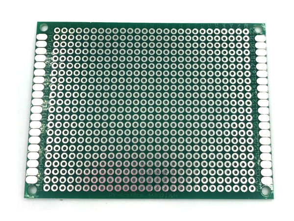 디바이스마트,커넥터/PCB > PCB기판/관련상품 > 만능기판 (단면) > 원형홀 만능기판,NW3 (New3),범용 에폭시 만능 PCB 기판 60X80-단면 [PCB-0608D],재질: 에폭시(Epoxy) / 사이즈: 60mmX80mm / 핀 홀수 : 22X27=594 / 핀 간격: 2.54mm / 두께: 1.6mm