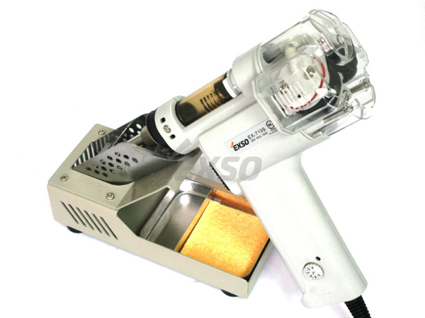 디바이스마트,수공구/전자공구/전동공구 > 전자공구 > 인두기/인두스탠드 > 일반인두,EXSO,권총형 납 제거 인두 [EX-7199],권총형 타입으로 안정적인 사용감 // 손잡이 아래 부분에 부착된 온도 조절 노브로 온도 조절 가능(60초 이내 350℃까지 도달)