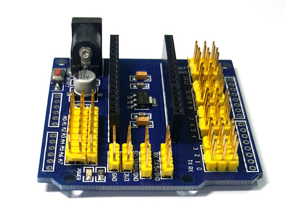 디바이스마트,오픈소스/코딩교육 > 아두이노 > 아두이노 호환쉴드,SZH,아두이노 나노 확장 쉴드 [SZH-EKAD-130],3.3V 출력 / 6개의 PWM 핀 / 5개의 I2C 확장 핀 / 아두이노 나노와 다른 여러 장치를 쉽게 연결