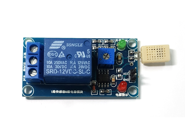디바이스마트,MCU보드/전자키트 > 센서모듈 > 온도/습도 > 습도센서,SZH,HR202 12V 릴레이 습도제어 모듈 [SZH-EKAD-136],Supply voltage: 12VDC / Current: More than 150mA / Size : 50㎜×26㎜