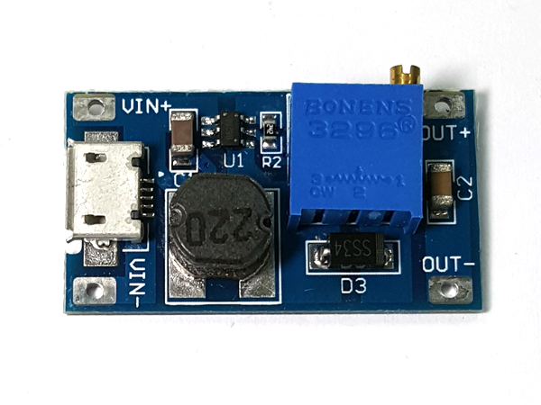디바이스마트,MCU보드/전자키트 > 전원/신호/저장/응용 > 레벨컨버터/전압관리,SZH,DC컨버터 스텝업 USB 마이크로 5핀 승압 정전압 모듈 [SZH-EKBD-059],스텝업 모듈,마이크로5핀 / 전압 : 2V - 24V / Size : 30mm X 17mm X 7mm