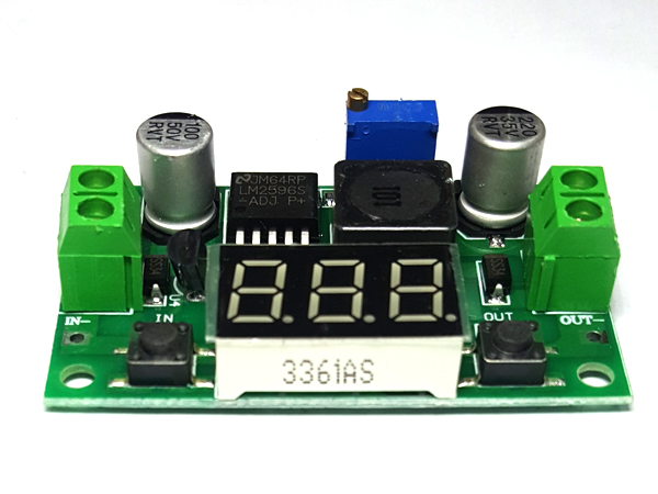 디바이스마트,MCU보드/전자키트 > 전원/신호/저장/응용 > 레벨컨버터/전압관리,SZH,LM2596S 40V 스텝다운 DC컨버터 모듈 [SZH-EKBD-064],입력 전압 : 4.0 ~ 40V / 출력전압 : 1.25V ~ 37V / 출력전류 : 2A / 사이즈 : 70mm X 40mm X 120mm