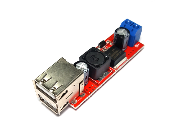 3A 듀얼 USB 스텝다운 DC컨버터 모듈 5V [SZH-EKBD-066]