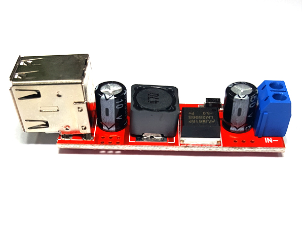 디바이스마트,MCU보드/전자키트 > 전원/신호/저장/응용 > 레벨컨버터/전압관리,SZH,3A 듀얼 USB 스텝다운 DC컨버터 모듈 5V [SZH-EKBD-066],입력 전압 : 6V ~ 40V / 출력전압 : 5V , 3A / 변환 효율 : 92% / 사이즈 : 57mm X 18mm X 17mm