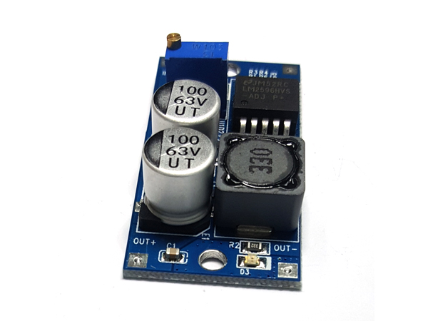 디바이스마트,MCU보드/전자키트 > 전원/신호/저장/응용 > 레벨컨버터/전압관리,SZH,LM2596HVS 60V 고압용 스텝다운 DC컨버터 모듈 [SZH-EKBD-067],입력 전압 : 5V ~ 60V / 출력 전압 : 1.25V ~ 26V / 출력 전류 : 정격전류 2A, 최대 3A / 변환 효율 : 최대92% / 사이즈 : 50mm X 25mm X 14mm