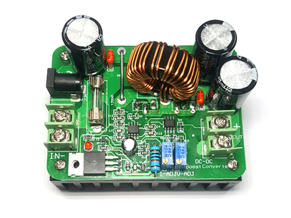 디바이스마트,MCU보드/전자키트 > 전원/신호/저장/응용 > 레벨컨버터/전압관리,SZH,600W 스텝업 DC컨버터 모듈 [SZH-EKBD-068],입력 전압 : 10V ~ 60V / 출력 전압 : 12V ~ 80V / 출력 전류 : 최대 10A / 변환 효율 : 95% / 사이즈 : 73mm X 51mm