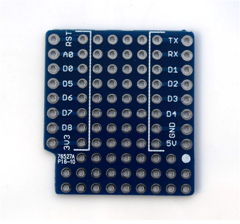 디바이스마트,오픈소스/코딩교육 > 파이썬/IoT 개발 보드 > WeMos > WeMos 정품보드/모듈,WeMos,[정품] WeMos D1 Mini용 양면 프로토 실드 ProtoBoard Shield,wemos.cc 공식 판매페이지에서 구매한 정품 / WeMos D1 Mini용 프로토 확장보드 / 핀헤더 포함