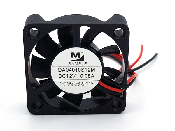 디바이스마트,기계/제어/로봇/모터 > 모터류 > 팬모터 > Sleeve 베어링 타입 팬모터,SZH,4010 DC12V 6,000RPM 팬모터 [SZH-GNP512],Rated Voltage : DC 12V / Operating Voltage : DC 7.0V ~ 13.8V / Speed : 6,000RPM / Current : 0.08A / Noise : 27.0dB / Size : 40mm X 40mm X 10mm