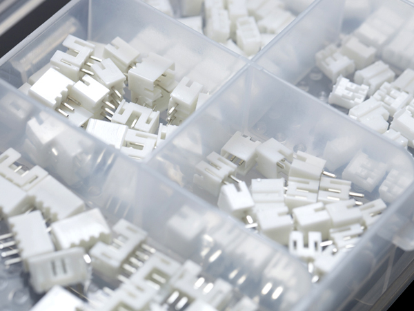 디바이스마트,커넥터/PCB > 직사각형 커넥터 > JST 커넥터,DFROBOT,JST 커넥터 키트 (2.0mm) [FIT0299],PHR-2 , PHR-3 , PHR-4 하우징 각 20개 * B2B-PH-K-S 헤더 60개 * 클림프 100개로 구성된 JST 커넥터 키트 박스 입니다.