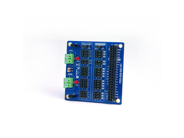 디바이스마트,오픈소스/코딩교육 > 아두이노 > 아두이노 호환쉴드,솔내시스템,[PES-2003] PWM & 센서 확장보드 (PHPoC 보드용),PHPoC에 최대 32개 모터와 센서들을 쉽게 연결할 수 있는 확장보드 입니다. 외부에서 최대 DC10V 까지 전원 공급이 가능함으로 동작전압이 높은 센서와 모터도 구동이 가능합니다.