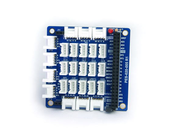 디바이스마트,오픈소스/코딩교육 > 아두이노 > 아두이노 호환쉴드,솔내시스템,[PES-2005] Grove 확장보드 (PHPoC 보드용),25개의 Grove용 4핀 커넥터를 제공하여 다양한 Grove 모듈을 연결하여 사용할 수 있는 확장보드 입니다.