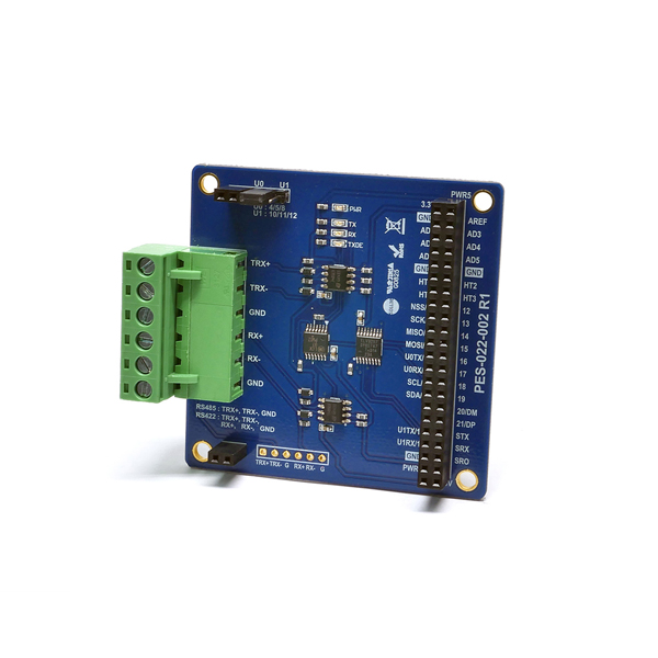 디바이스마트,MCU보드/전자키트 > 통신/네트워크 > 기타 네트워크/통신,솔내시스템,[PES-2202(T)] RS422/RS485 확장보드 T형 (PHPoC 보드용),RS422 또는 RS485 통신이 가능한 확장보드로  통신포트는 5mm pitch 터미널 블럭 형태이며 3.9K 바이어스 저항이 내장되어 있습니다.