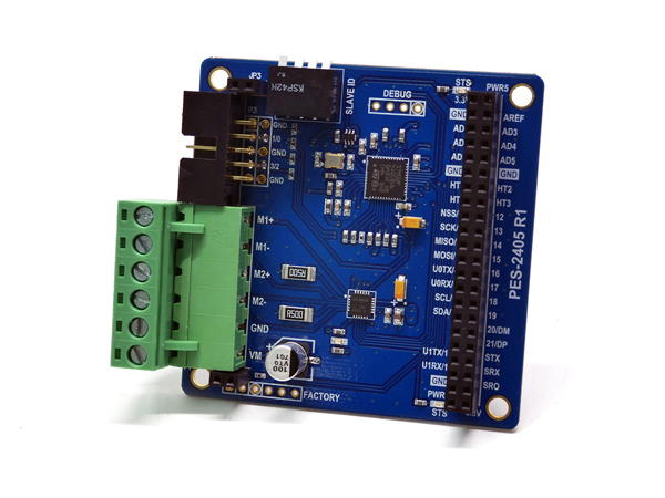 디바이스마트,기계/제어/로봇/모터 > 모터드라이버 > 스텝모터 드라이버 > 바이폴라 스텝모터 드라이버,솔내시스템,[PES-2405(T)] 스텝모터 제어기 II T형 (PHPoC 보드용),PHPoC 보드에 장착하여 사용하는 스텝모터 제어용 확장보드 / 여러 종류의 스텝모터를 마이크로 스텝으로 정밀하게 제어 가능 / 최대 1/32 마이크로 스텝까지 6단계의 모드 지원