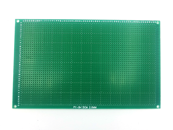 디바이스마트,커넥터/PCB > PCB기판/관련상품 > 만능기판 (단면) > 원형홀,NW3 (New3),2.0mm 에폭시 만능 PCB 기판 90X150 -단면 [2.0PCB0915D],재질: 에폭시(Epoxy) 사이즈: 90mmX150mm 두께: 1.6mm 홀 직경: 1.0mm 핀 간격: 2.0mm 핀 홀수: 43X69 = 2967