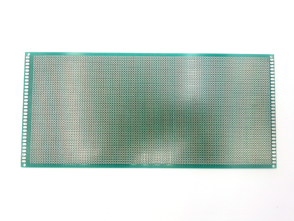 디바이스마트,커넥터/PCB > PCB기판/관련상품 > 만능기판 (양면) > 원형홀 만능기판,NW3 (New3),2.0mm 에폭시 만능 PCB 기판 100X220 -단면 [2.0PCB1022D],재질: 에폭시(Epoxy) 사이즈: 100mmX220mm 두께: 1.6mm 홀 직경: 1.0mm 핀 간격: 2.0mm 핀 홀수: 49X104 = 5096