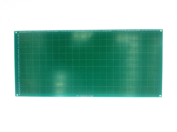 디바이스마트,커넥터/PCB > PCB기판/관련상품 > 만능기판 (양면) > 원형홀 만능기판,NW3 (New3),2.0mm 에폭시 만능 PCB 기판 100X220 -단면 [2.0PCB1022D],재질: 에폭시(Epoxy) 사이즈: 100mmX220mm 두께: 1.6mm 홀 직경: 1.0mm 핀 간격: 2.0mm 핀 홀수: 49X104 = 5096