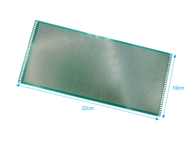 디바이스마트,커넥터/PCB > PCB기판/관련상품 > 만능기판 (양면) > 원형홀 만능기판,NW3 (New3),2.0mm 에폭시 만능 PCB 기판 100X220 -단면 [2.0PCB1022D],재질: 에폭시(Epoxy) 사이즈: 100mmX220mm 두께: 1.6mm 홀 직경: 1.0mm 핀 간격: 2.0mm 핀 홀수: 49X104 = 5096