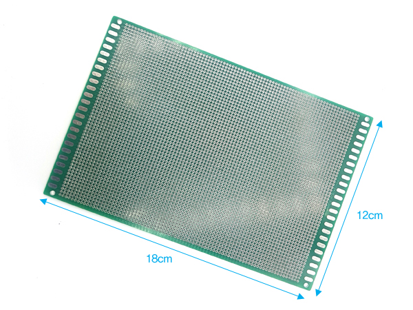 디바이스마트,커넥터/PCB > PCB기판/관련상품 > 만능기판 (양면) > 원형홀 만능기판,NW3 (New3),2.0mm 에폭시 만능 PCB 기판 120X180 -양면 [2.0PCB1218S],재질: 에폭시(Epoxy) 사이즈: 120mmX180mm 두께: 1.6mm 홀 직경: 1.0mm 핀 간격: 2.0mm 핀 홀수: 58X81 = 4698