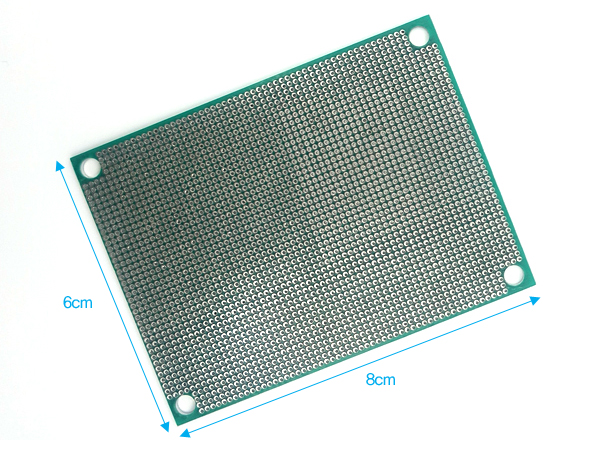디바이스마트,커넥터/PCB > PCB기판/관련상품 > 만능기판 (양면) > 원형홀 만능기판,NW3 (New3),1.27mm 에폭시 만능 PCB 기판 60X80 -양면 [1.27PCB0608S],재질: 에폭시(Epoxy) 사이즈: 60mmX80mm 두께: 1.6mm 홀 직경: 0.65mm 핀 간격: 1.27mm 핀 홀수: 46X62=2852