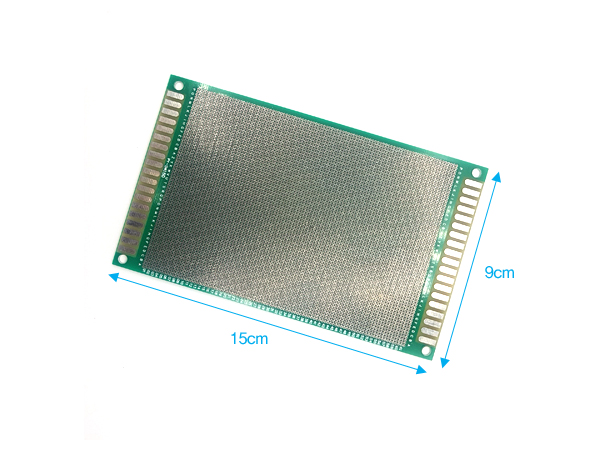 디바이스마트,커넥터/PCB > PCB기판/관련상품 > 만능기판 (양면) > 원형홀 만능기판,NW3 (New3),1.27mm 에폭시 만능 PCB 기판 90X150 -양면 [1.27PCB0915S],재질: 에폭시(Epoxy) 사이즈: 90mmX150mm 두께: 1.6mm 홀 직경: 0.6mm 핀 간격: 1.27mm 핀 홀수: 67X97=6499
