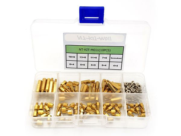 디바이스마트,커넥터/PCB > PCB기판/관련상품 > 서포트 > PCB 서포트 키트,,M2.5 male 황동 서포트 키트 (10종) [NT-KIT-M011],저가형 PCB 서포트 키트 입니다. 2.5파이 숫놈 지지대 기본 사이즈로 구성되어 있습니다.