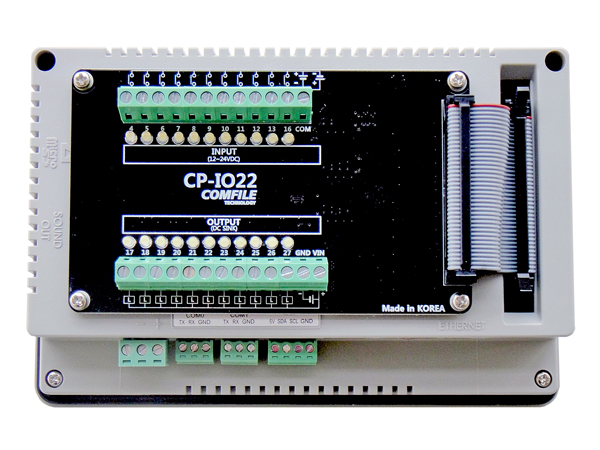 디바이스마트,오픈소스/코딩교육 > 라즈베리파이 > 라즈베리파이 확장보드/HAT,COMFILE TECHNOLOGY,[CP-IO22] ComfilePi I/O보드,ComfilePi 뒷면에 부착할 수 있는 I/O 보드입니다. 입력 11점, 출력 11점의 입출력 보드입니다. 옵토 커플러를 사용하여 전원분리를 하였습니다.