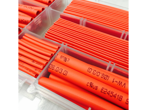 디바이스마트,케이블/전선 > KS/UL/절연전선 > 수축튜브 > 수축튜브 세트,거상인,[GST-9004] 145pcs Red Heat Shrink Tube Assortment Wire Wrap Electrical Insulation Sleeving,열수축튜브 / 수축온도 : 70°C 시작 → 110°C 종료 / 보관용 투명케이스 포함 / 재질 : Polyolefin / 최소 수축 온도 : 70°C