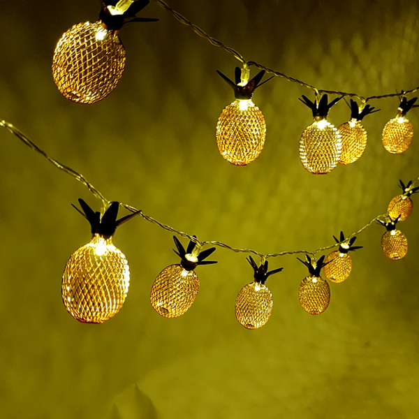 LED 파인애플 전구 가랜드/로즈골드(3m) [SZH-LB71]