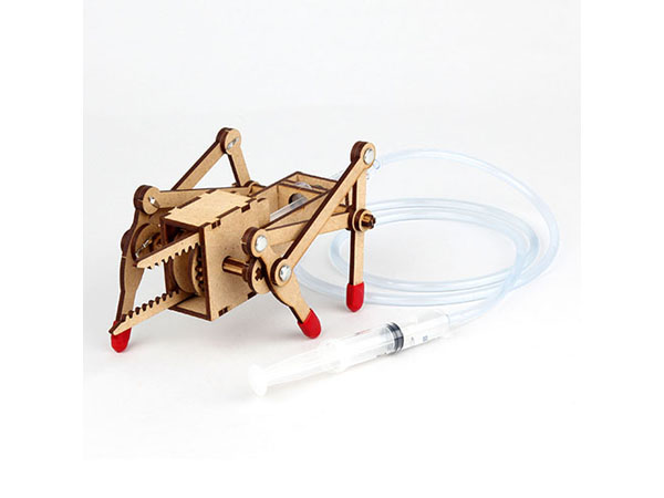 디바이스마트,MCU보드/전자키트 > 교육용키트/로봇 > 교육용키트 > 재미있는키트/기타,스터디랜드,[아이우디] 4족 보행 로봇 1명 set,주사기의 수압과 MDF을 이용하여 4족 보행 로봇 원리를 알아보는 실험입니다. *목공용풀(불포함) 이용