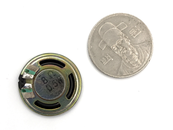 디바이스마트,스위치/부저/전기부품 > 부저/스피커/사이렌 > 스피커,SZH,23mm 0.5W 초소형 스피커[FQ-047],장난감/의료장비/음성 스피커 등에 활용되는 제품입니다./8Ω/0.5W/제품은 1개 낱개판매품입니다