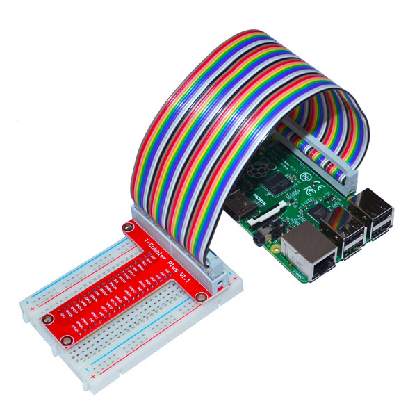 디바이스마트,오픈소스/코딩교육 > 라즈베리파이 > 라즈베리파이 확장보드/HAT,KEYES,라즈베리파이3 T자형 GPIO DIY 확장 키트 [SMP0043],컬러풀 40핀 플랫케이블 + T자형 GPIO 쉴드 + 400홀 브레드보드로 구성된 GPIO 확장 키트 입니다. (라즈베리파이 별매)