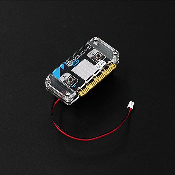 마이크로비트 투명 아크릴케이스 (2xAA배터리형) Acrylic Case For Microbit with Two AA Battery Holder [EF10111]
