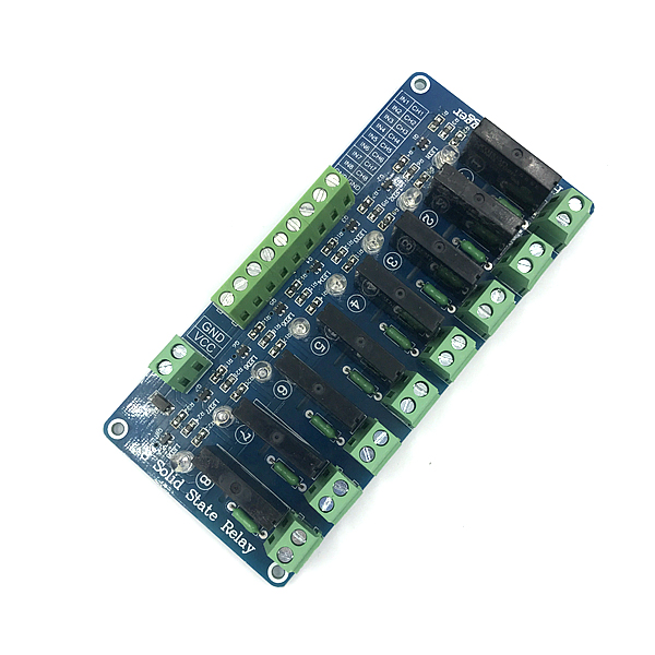 디바이스마트,MCU보드/전자키트 > 전원/신호/저장/응용 > 릴레이,SZH,아두이노 8채널 5V SSR 릴레이 모듈 [SZH-AT013],솔리드 스테이트 릴레이 모듈/8개의 SSR를 제어할 수 있는 모듈입니다./5VDC / 160mA