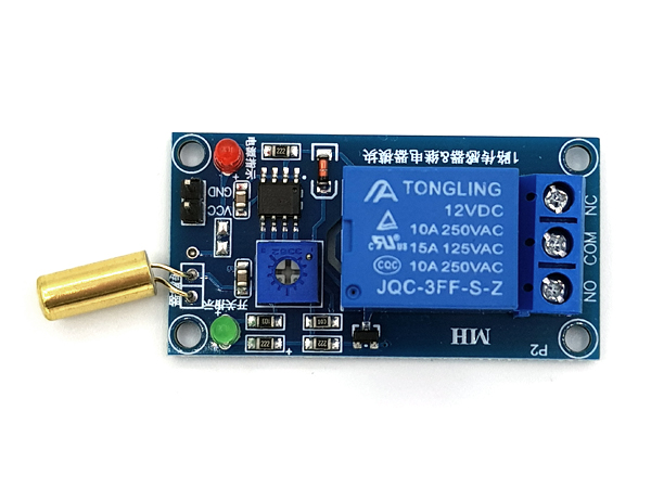 디바이스마트,MCU보드/전자키트 > 센서모듈 > 기울기/진동/충격/터치 > 틸트/기울기센서,SZH,SW-520 12V 릴레이 기울기센서 모듈 [SZH-AT042],SW-520 기울기 센서를 장착한 12V 1채널 릴레이 모듈입니다. / Size : 50mm X 26mm
