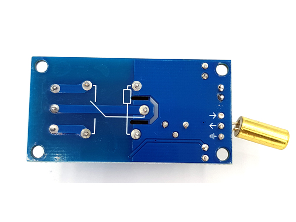 디바이스마트,MCU보드/전자키트 > 센서모듈 > 기울기/진동/충격/터치 > 틸트/기울기센서,SZH,SW-520 12V 릴레이 기울기센서 모듈 [SZH-AT042],SW-520 기울기 센서를 장착한 12V 1채널 릴레이 모듈입니다. / Size : 50mm X 26mm