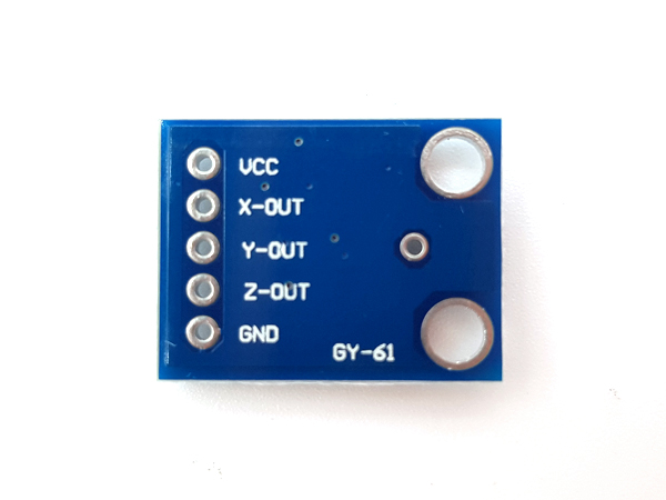 디바이스마트,MCU보드/전자키트 > 센서모듈 > 가속도/자이로/지자기센서 > 가속도센서,SZH,가속도센서 모듈 ADXL335 3축 자이로 GY-61 [SZH-EK102],ADXL335 기반의 가속도 센서 모듈입니다. 가속도를 기반으로 회전각을 구할 수 있습니다. 별도의 통신 없이 아날로그 출력으로 데이터를 추출할 수 있어 코딩이 간편합니다. ※핀헤더가 납땜되어있지않은 반제품입니다.