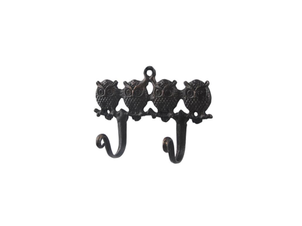  주물옷걸이 부엉이 2구