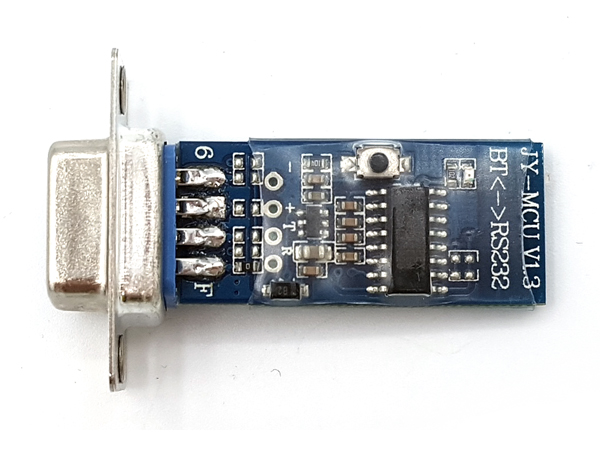 디바이스마트,MCU보드/전자키트 > 통신/네트워크 > 블루투스/BLE,SZH,RS232 블루투스 무선 시리얼 HC-06 모듈 [SZH-CH064],블루투스 직렬포트 HC-06 모듈 RS232 레벨 VCC, GND, TXD, RXD 인터페이스로 연결 / 입력전압:3.6~6V / 사이즈: 46.3mmx16mm