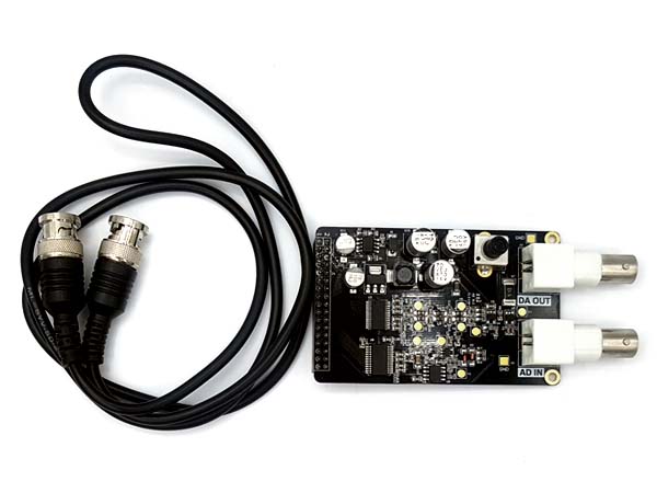 디바이스마트,MCU보드/전자키트 > 프로세서/개발보드 > FPGA,SZH,고속 AD/DA 데이터 수집 FPGA 개발보드 [SZH-CH077],DA chip: AD9708, 8bit, maximum sampling rate 125MSPS / AD chip: AD9280, 8bit, maximum sampling rate 32MSPS / Size: 81mmx51mm