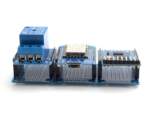 디바이스마트,오픈소스/코딩교육 > 파이썬/IoT 개발 보드 > WeMos > WeMos 정품보드/모듈,WeMos,[정품] WeMos D1 Mini용 3단 베이스보드 Tripler Base V1.0.0,wemos.cc 공식 판매페이지에서 구매한 정품 / WeMos D1 미니용 3단 트리플 베이스 보드