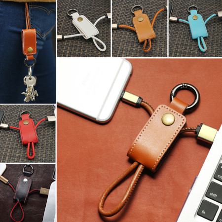 KeyChian Cable 라이트닝 8핀 (블랙) [TCA-LU2002_BK]